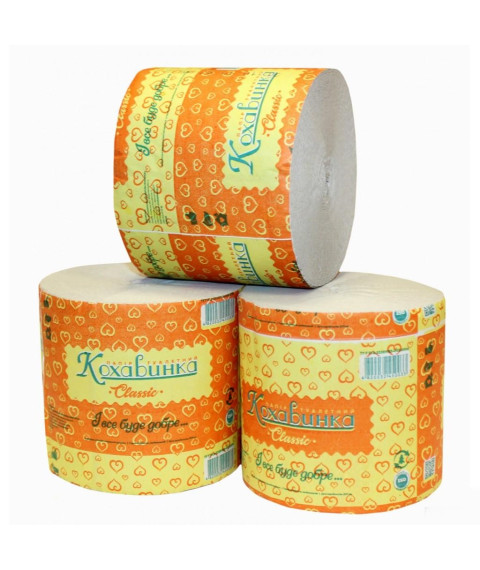 Hîrtie igienică  din maculatura Classic Art 60 m, Kohavinka